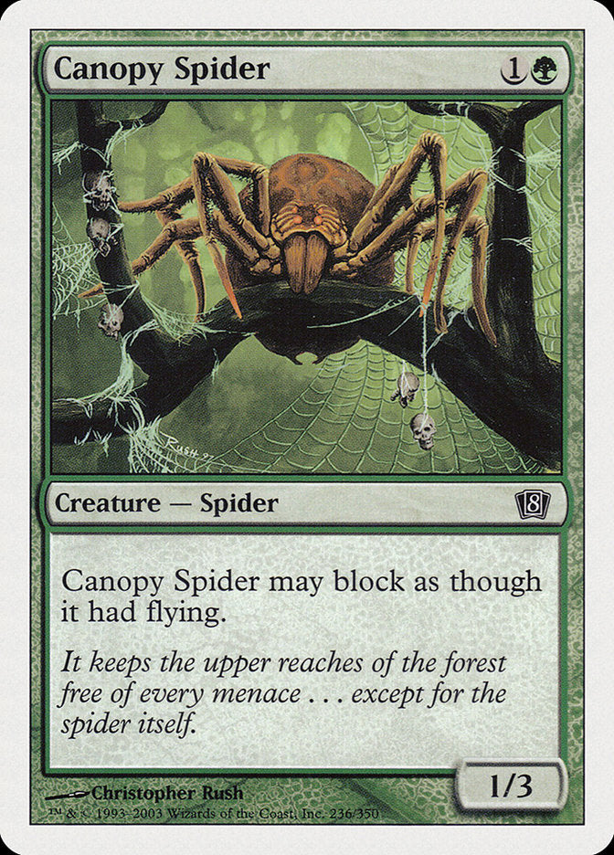 Canopy Spider [Eighth Edition] | Chromatic Games