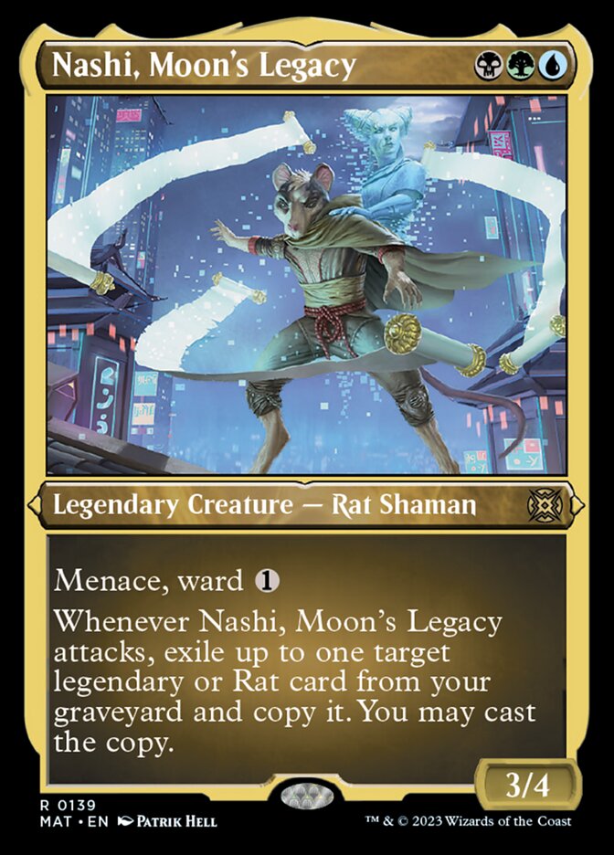 Nashi, Moon's Legacy (Foil Etched) [March of the Machine: The Aftermath] | Chromatic Games