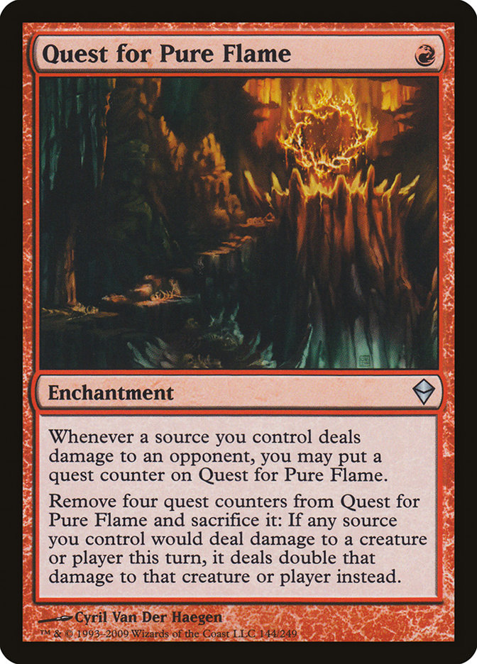 Quest for Pure Flame [Zendikar] | Chromatic Games