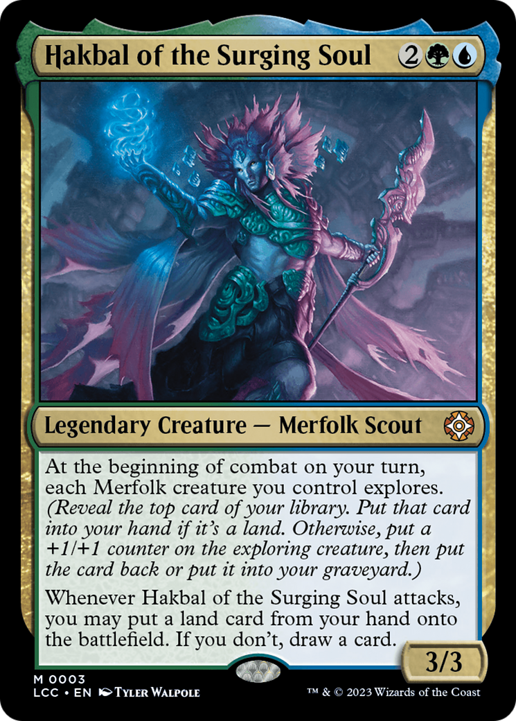 Hakbal of the Surging Soul [The Lost Caverns of Ixalan Commander] | Chromatic Games