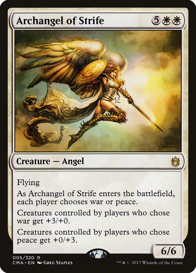 Archangel of Strife [Commander Anthology] | Chromatic Games