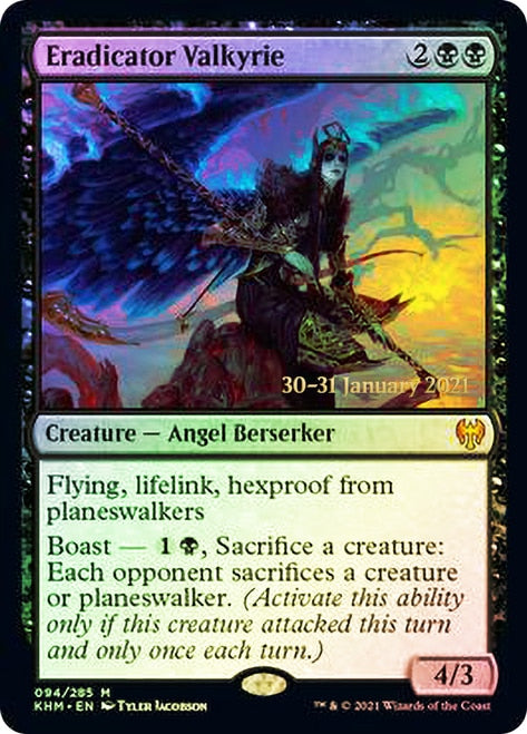 Eradicator Valkyrie [Kaldheim Prerelease Promos] | Chromatic Games