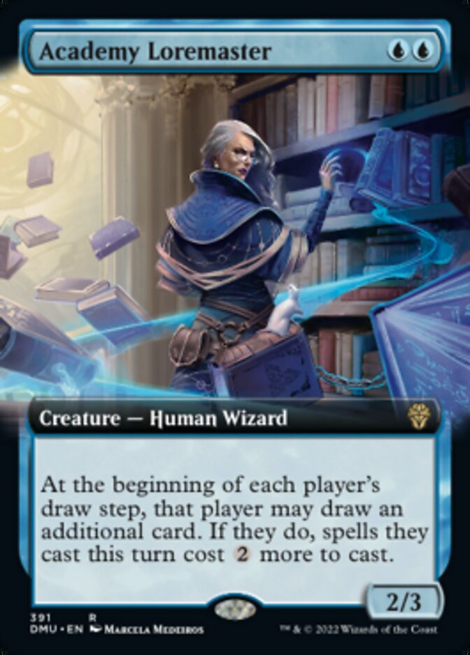 Academy Loremaster (Extended Art) [Dominaria United] | Chromatic Games