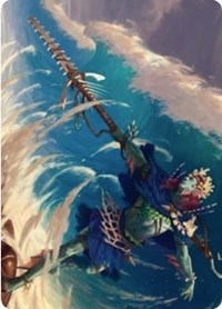 Tazeem Roilmage Art Card [Zendikar Rising Art Series] | Chromatic Games