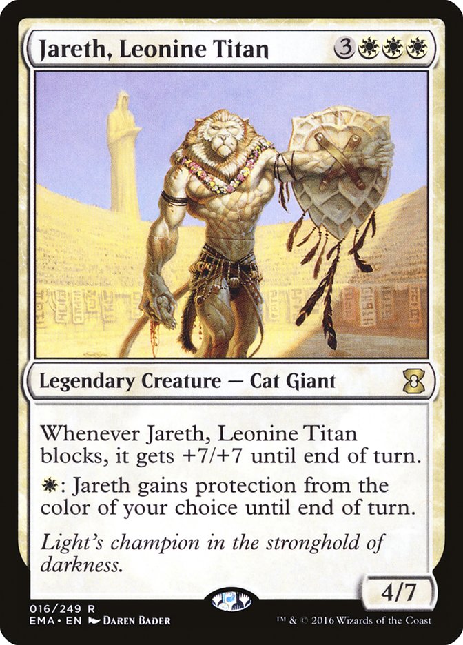 Jareth, Leonine Titan [Eternal Masters] | Chromatic Games