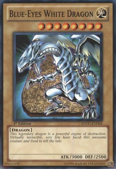 Blue-Eyes White Dragon [SDDC-EN004] Common | Chromatic Games