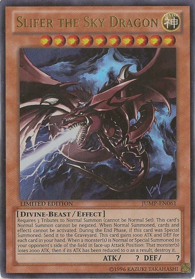 Slifer the Sky Dragon [JUMP-EN061] Ultra Rare | Chromatic Games