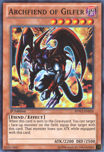 Archfiend of Gilfer [BPW2-EN020] Super Rare | Chromatic Games