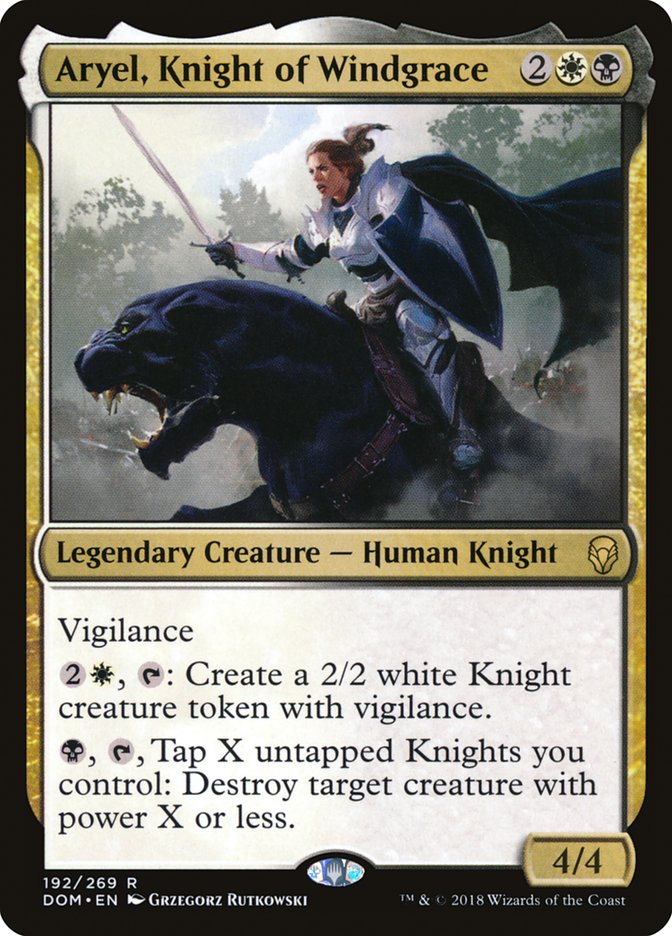 Aryel, Knight of Windgrace [Dominaria] | Chromatic Games