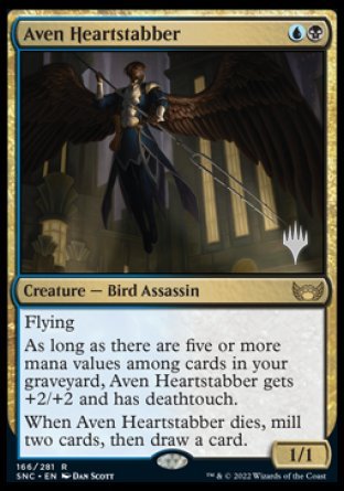 Aven Heartstabber (Promo Pack) [Streets of New Capenna Promos] | Chromatic Games