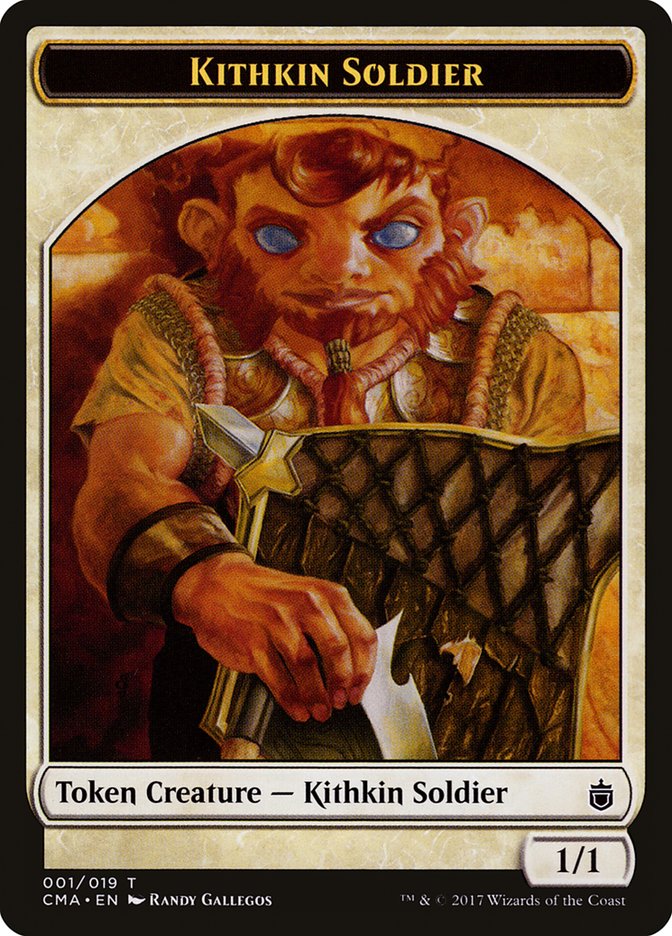 Kithkin Soldier Token [Commander Anthology Tokens] | Chromatic Games