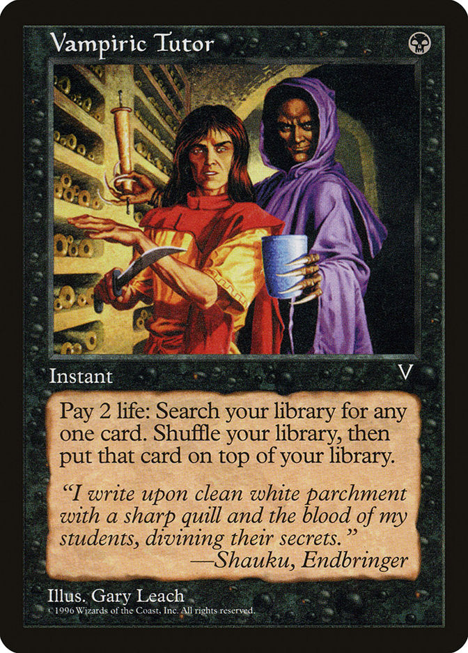 Vampiric Tutor [Visions] | Chromatic Games