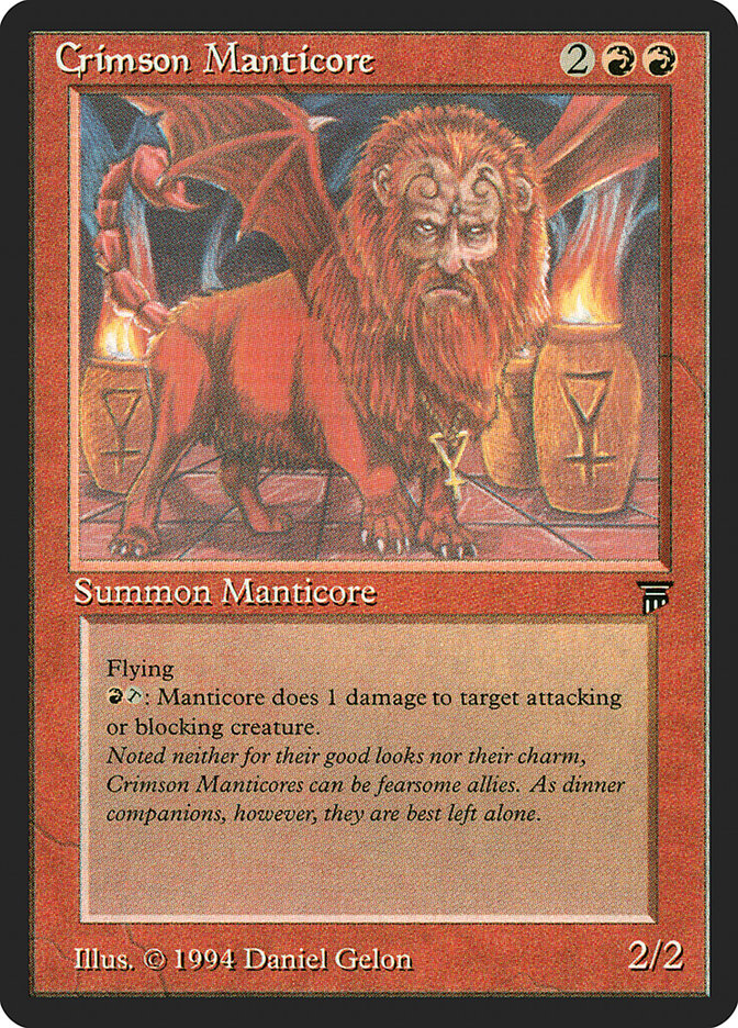 Crimson Manticore [Legends] | Chromatic Games