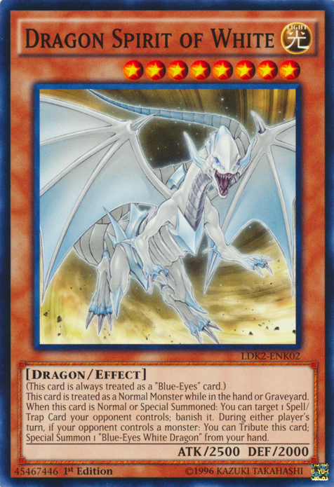 Dragon Spirit of White [LDK2-ENK02] Common | Chromatic Games