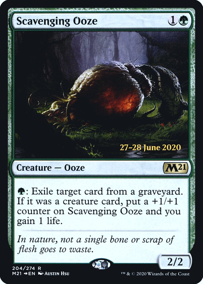 Scavenging Ooze [Core Set 2021 Prerelease Promos] | Chromatic Games