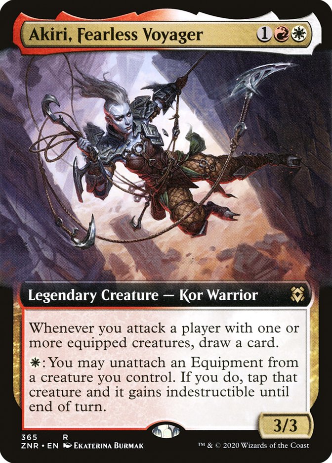 Akiri, Fearless Voyager (Extended Art) [Zendikar Rising] | Chromatic Games