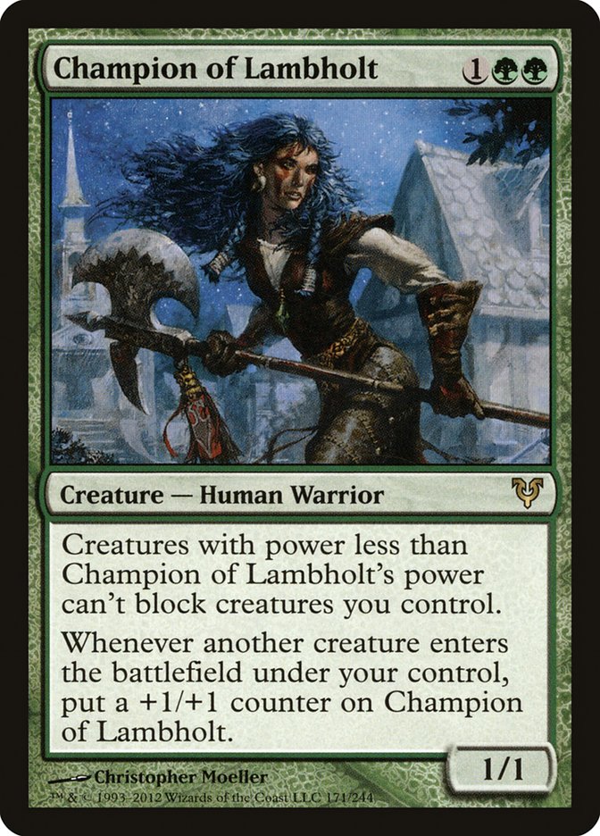 Champion of Lambholt [Avacyn Restored] | Chromatic Games