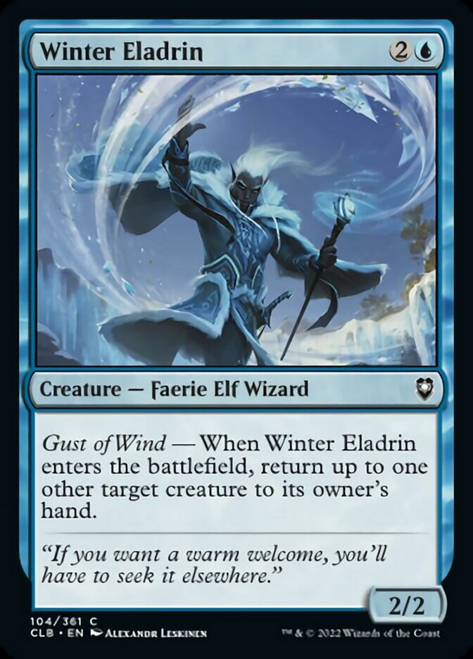 Winter Eladrin [Commander Legends: Battle for Baldur's Gate] | Chromatic Games