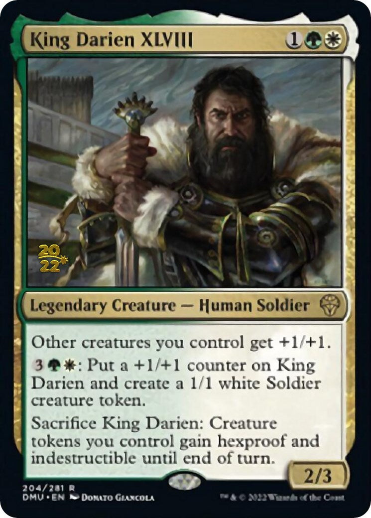 King Darien XLVIII [Dominaria United Prerelease Promos] | Chromatic Games