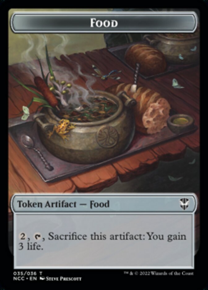 Food // Citizen Double-Sided Token [Streets of New Capenna Commander Tokens] | Chromatic Games