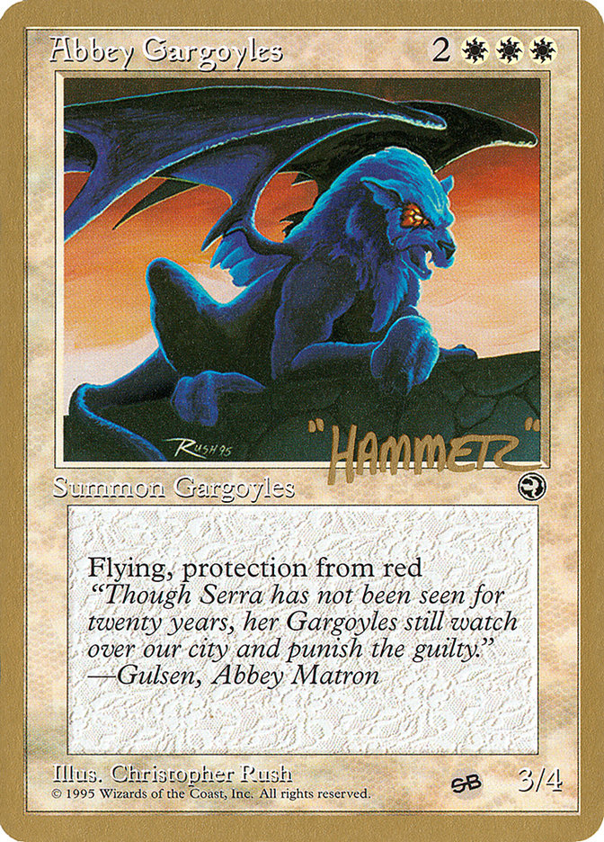 Abbey Gargoyles (Shawn "Hammer" Regnier) (SB) [Pro Tour Collector Set] | Chromatic Games