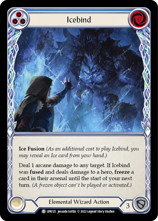 Icebind (Blue) [UPR121] (Uprising)  Rainbow Foil | Chromatic Games