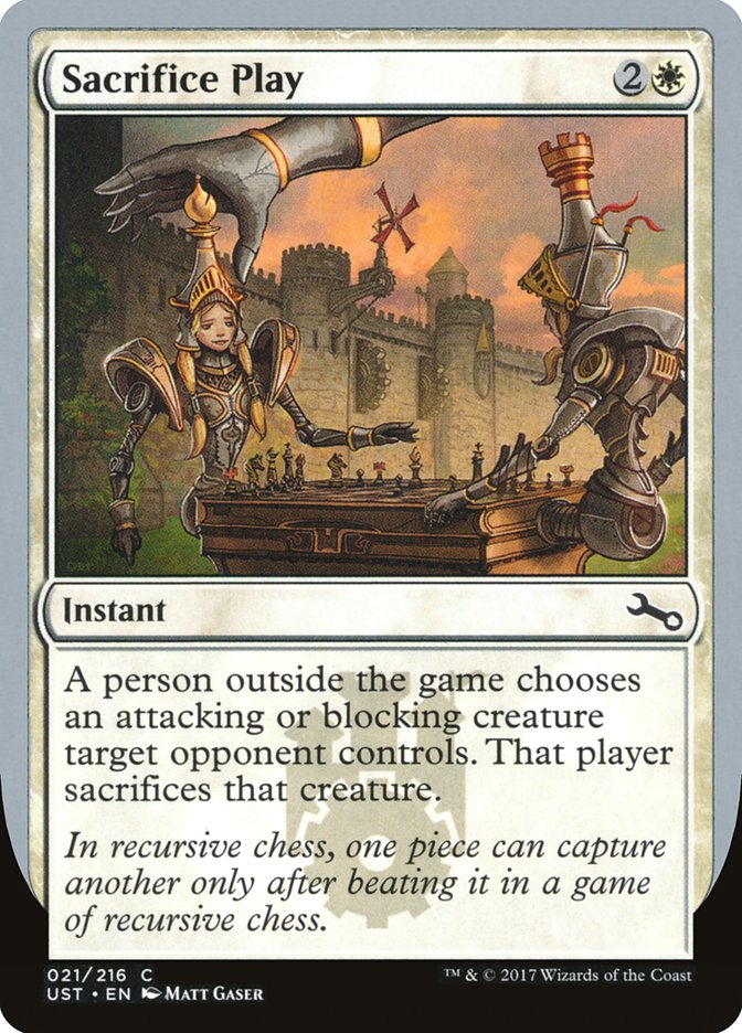 Sacrifice Play [Unstable] | Chromatic Games