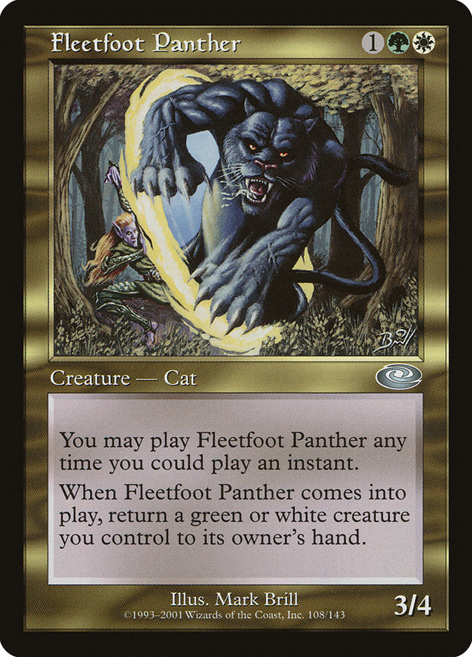 Fleetfoot Panther [Planeshift] | Chromatic Games