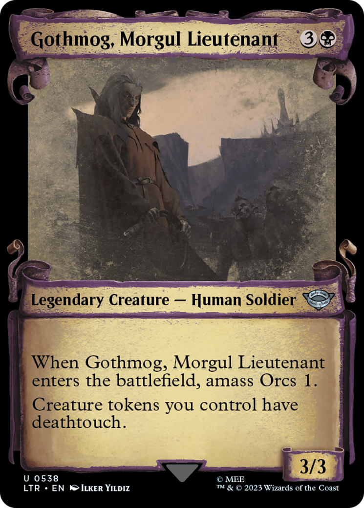 Gothmog, Morgul Lieutenant [The Lord of the Rings: Tales of Middle-Earth Showcase Scrolls] | Chromatic Games