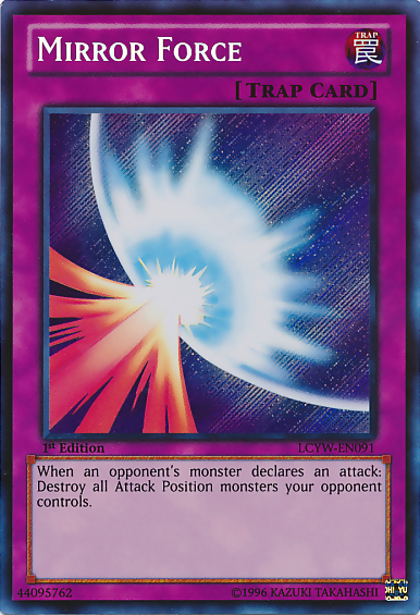 Mirror Force [LCYW-EN091] Secret Rare | Chromatic Games