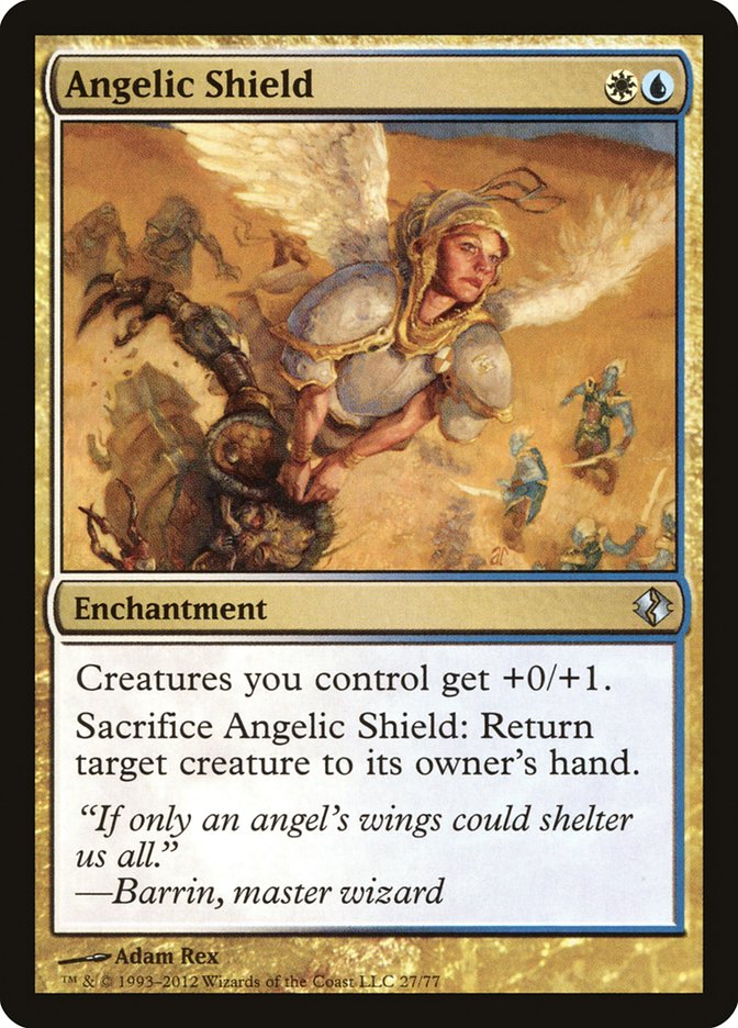 Angelic Shield [Duel Decks: Venser vs. Koth] | Chromatic Games