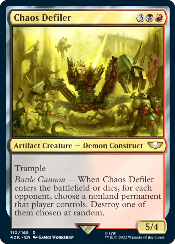 Chaos Defiler (Surge Foil) [Warhammer 40,000] | Chromatic Games