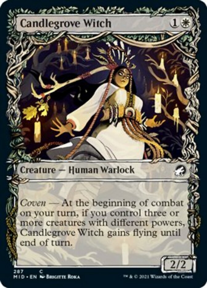 Candlegrove Witch (Showcase Equinox) [Innistrad: Midnight Hunt] | Chromatic Games