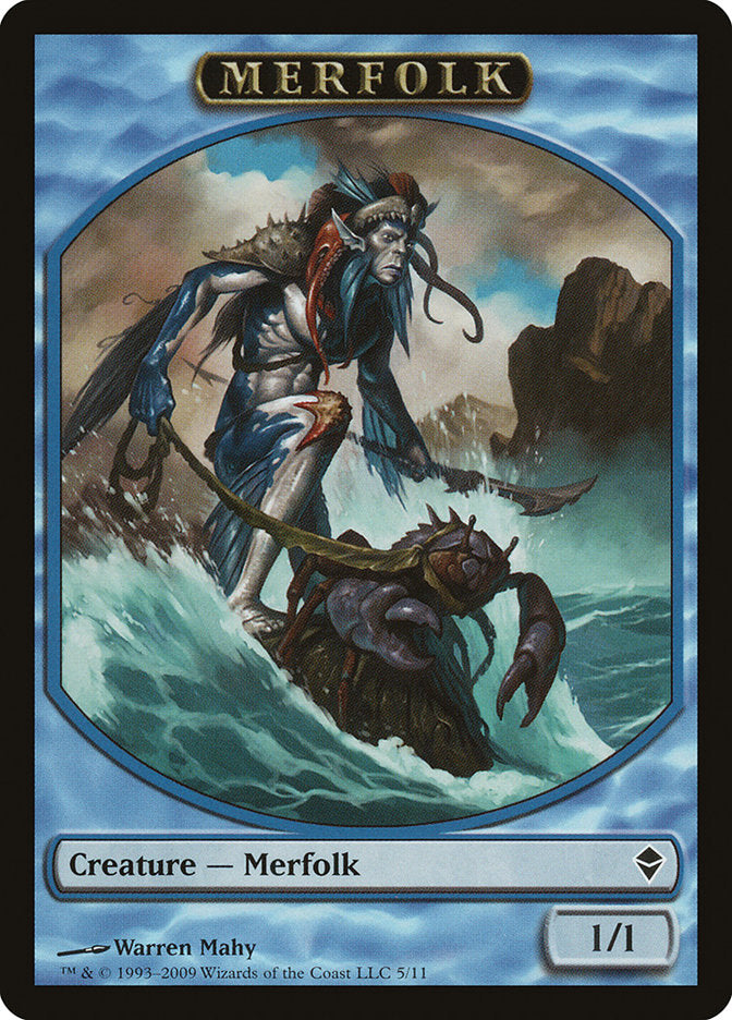 Merfolk Token [Zendikar Tokens] | Chromatic Games