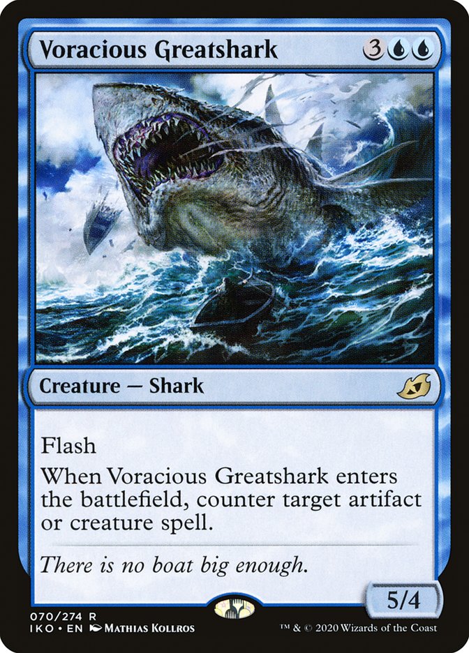 Voracious Greatshark [Ikoria: Lair of Behemoths] | Chromatic Games