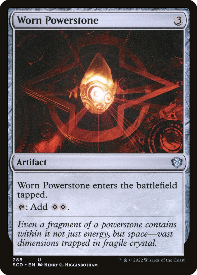 Worn Powerstone [Starter Commander Decks] | Chromatic Games