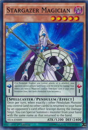 Stargazer Magician [YS14-EN009] Super Rare | Chromatic Games