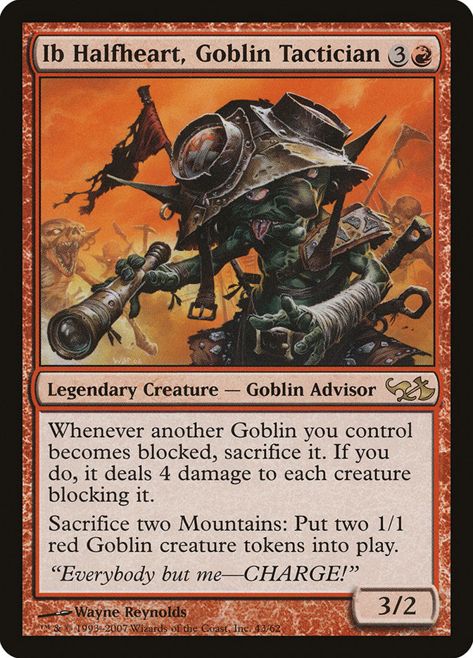 Ib Halfheart, Goblin Tactician [Duel Decks: Elves vs. Goblins] | Chromatic Games