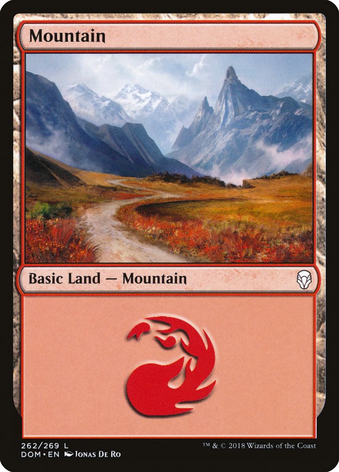 Mountain (262) [Dominaria] | Chromatic Games
