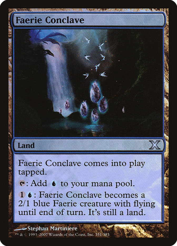 Faerie Conclave (Premium Foil) [Tenth Edition] | Chromatic Games