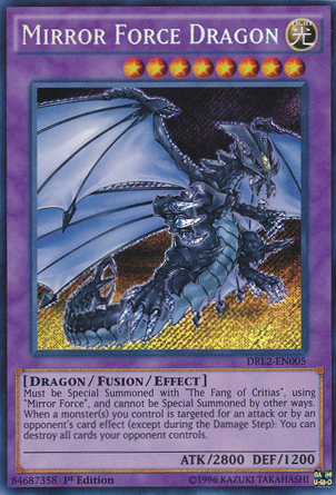 Mirror Force Dragon [DRL2-EN005] Secret Rare | Chromatic Games