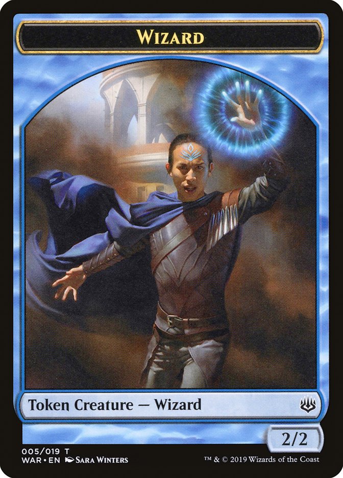 Wizard Token [War of the Spark Tokens] | Chromatic Games