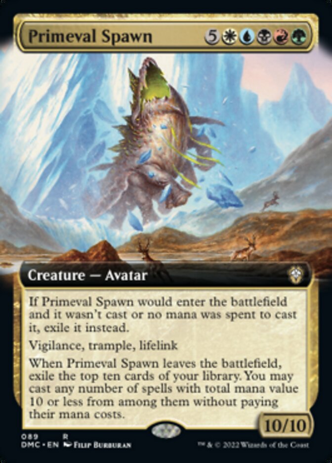 Primeval Spawn (Extended Art) [Dominaria United Commander] | Chromatic Games