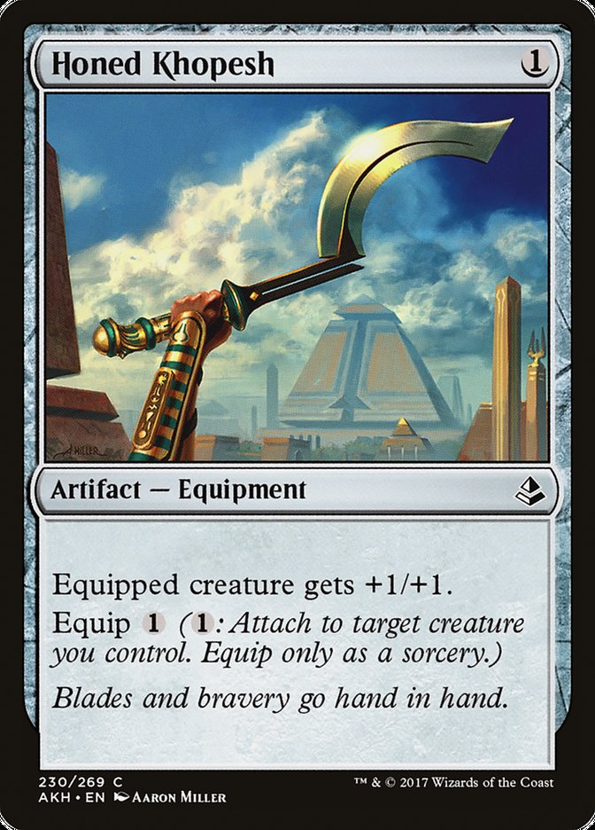 Honed Khopesh [Amonkhet] | Chromatic Games