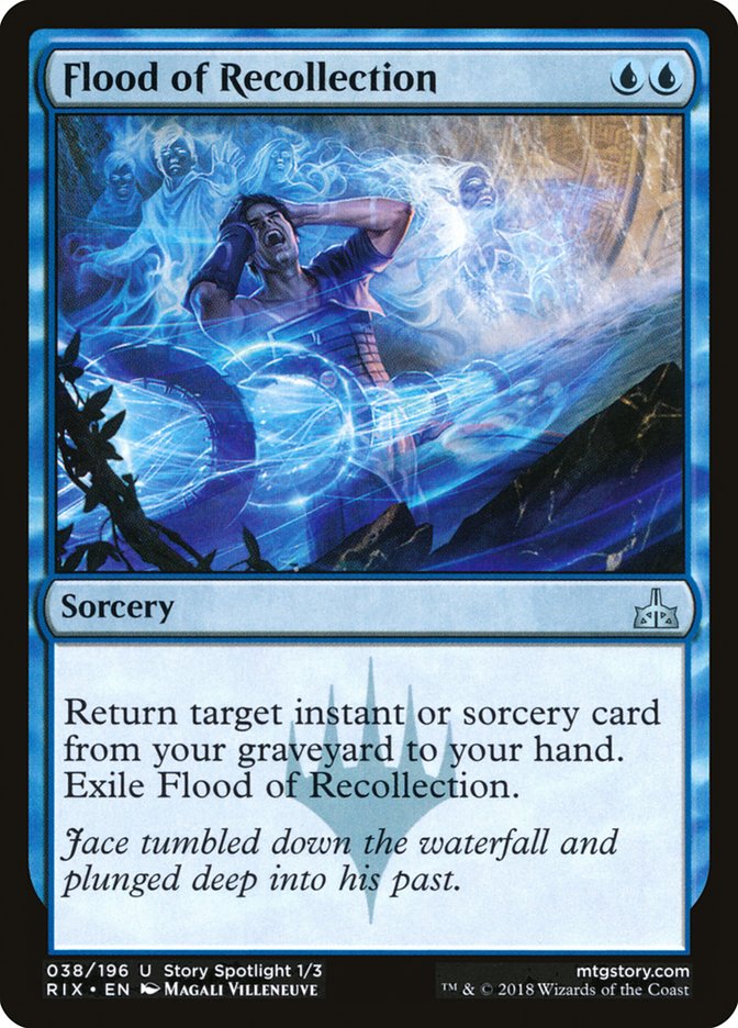 Flood of Recollection [Rivals of Ixalan] | Chromatic Games