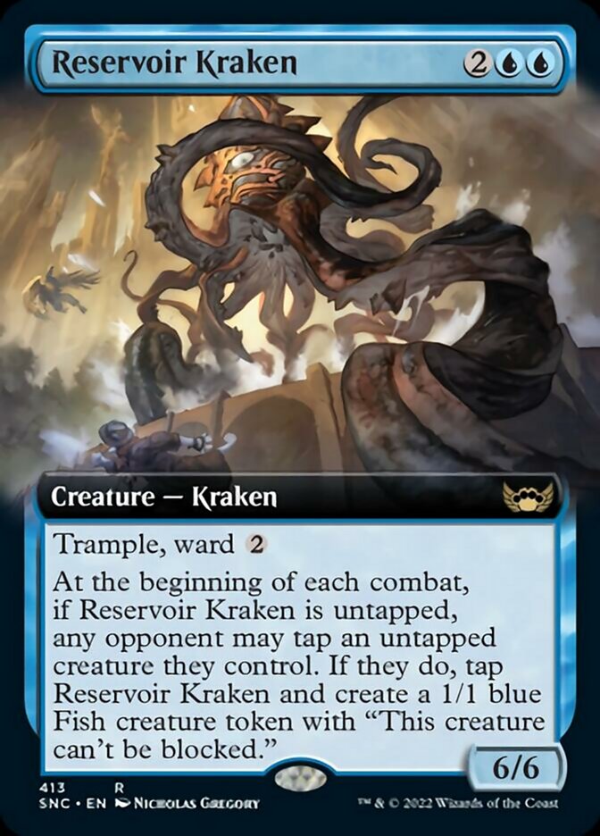 Reservoir Kraken (Extended Art) [Streets of New Capenna] | Chromatic Games