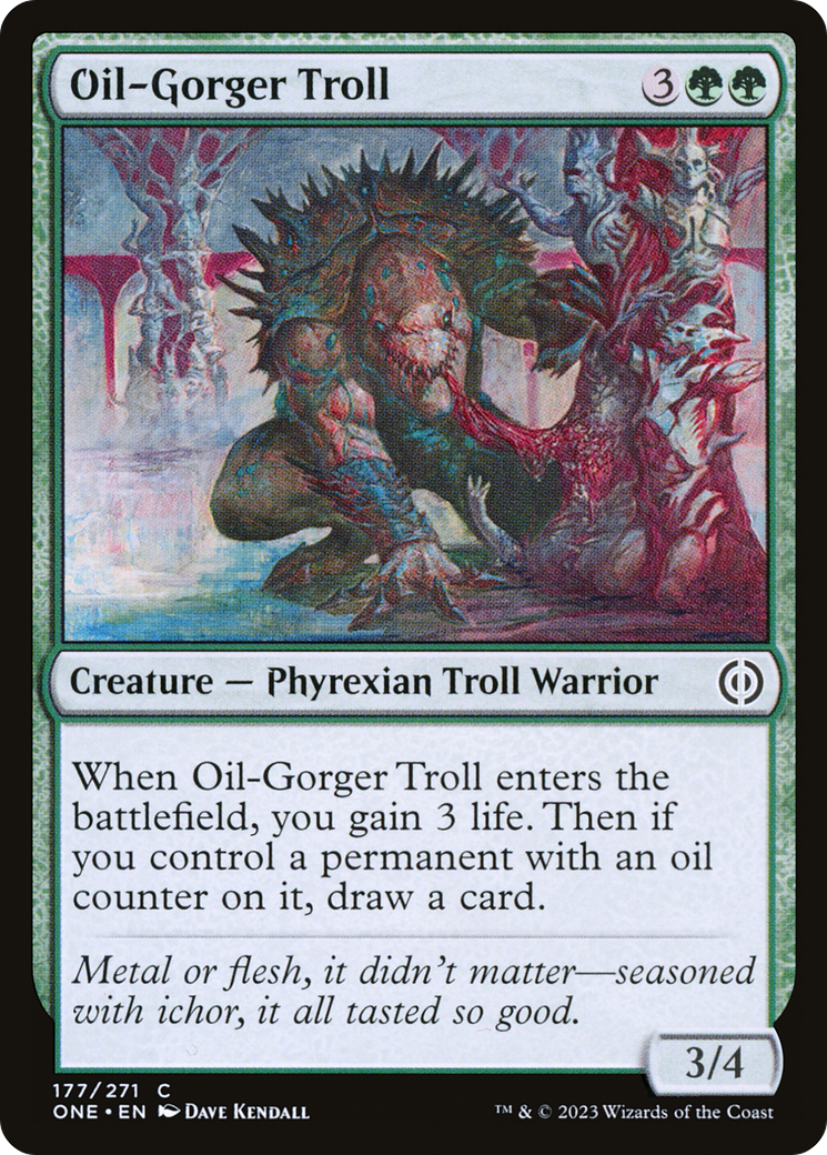 Oil-Gorger Troll [Phyrexia: All Will Be One] | Chromatic Games