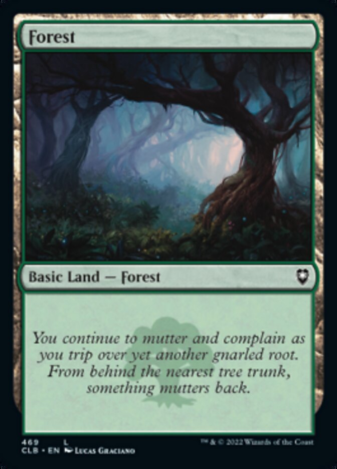 Forest (469) [Commander Legends: Battle for Baldur's Gate] | Chromatic Games