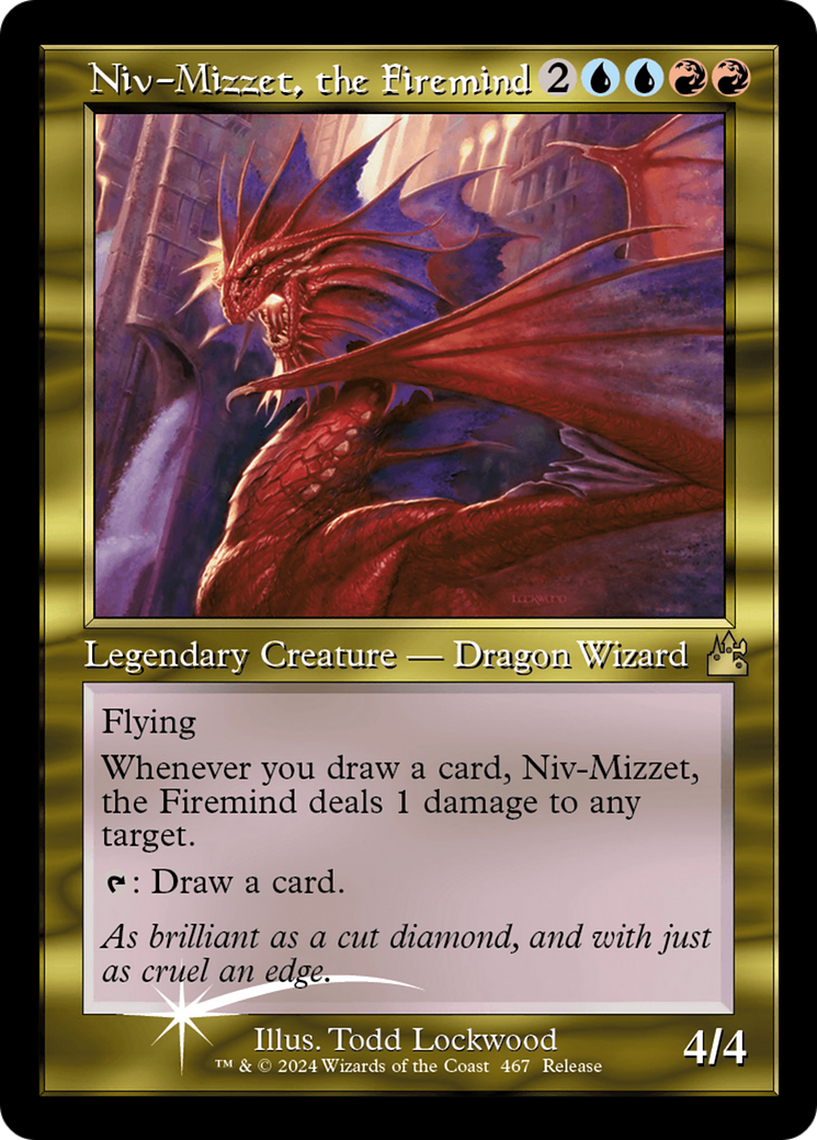 Niv-Mizzet, the Firemind (Retro Frame) [Ravnica Remastered] | Chromatic Games