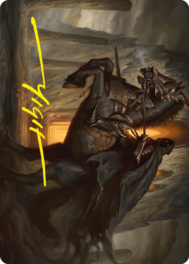 Nazgul Art Card (Gold-Stamped Signature) [The Lord of the Rings: Tales of Middle-earth Art Series] | Chromatic Games